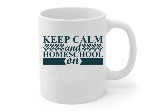 Home School Mom SVG: Keep Calm and Stitch On
