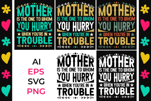 Mother is the One Mom SVG T-Shirt Design