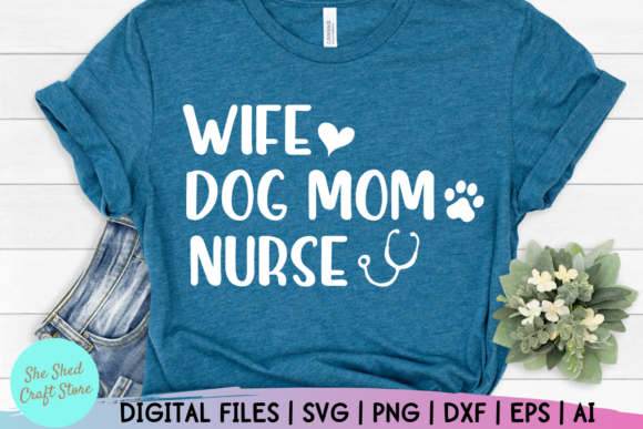 Wife Dog Mom Nurse: An Embroidery Design Review