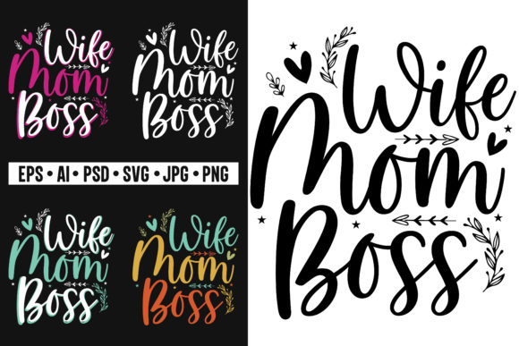 Wife Mom Boss SVG: An Embroidery Design Review